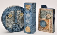 Lot 125 - Troika, Cornwall: three vases, two by David...