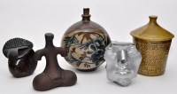 Lot 126 - Milton Daramanzi: a carved soapstone figure,...