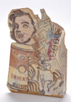 Lot 128 - Artist Unknown: Pop Art vase, consolidating...