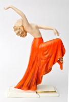Lot 154 - Schaff for Royal Dux: Art Deco figure of a...