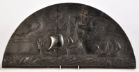 Lot 176 - Manner of the Newlyn School: a cast iron and...