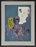 Lot 7 - Feliks Topolski (1907-1989) ''Mayfair'' signed...