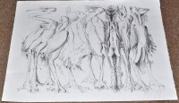 Lot 35 - Gunter Grass (German 1927-2015) ''Zwischen...
