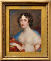Lot 77 - Miss M***E*** (19th Century) A miniature...