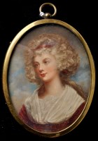 Lot 81 - 19th Century British School A miniature...