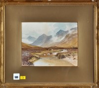 Lot 100 - Thomas Swift Hutton (1860- after 1935) A misty...
