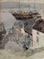 Lot 109 - George Edward Horton (1859-1950) HMS Wellesley...