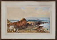 Lot 156 - Andrew Nicholl, RHA (1804-1886) Fisherfolk on...
