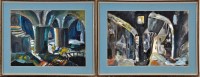 Lot 192 - J*** Fildes (20th Century) ''Street Scenes''...