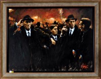 Lot 221 - Fabian Perez (Argentinean Contemporary)...