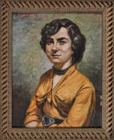 Lot 252 - Robert Forrester (1913-1988) A bust portrait...