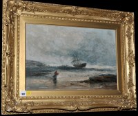 Lot 307 - G*** Davison (19th/20th Century) A sailing...