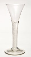 Lot 330 - Airtwist wine glass, multiple spiral airtwist...