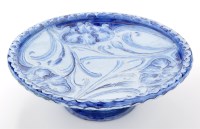 Lot 406 - Moorcroft Florian ware iris comport, the top...