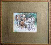 Lot 97 - John Atkinson (1863-1924) ''THE VENTURE COACH''...