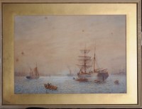 Lot 99 - Bernard Benedict Hemy (1845-1913) A BRIGANTINE...