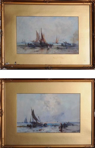 Lot 111 - Frank Rousse (fl.1895-1917) FISHERMEN AND...