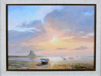Lot 170 - Walter Holmes (1936-) ''LINDISFARNE CASTLE -...