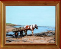 Lot 172 - John Peace (1933-) ''SEA COAL HORSE ON BERWICK...