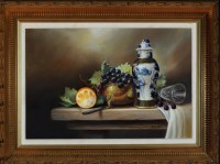 Lot 185 - David Yorke (20th Century) A STILL-LIFE GROUP...