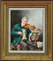 Lot 186 - David Yorke (20th Century) ''THE VIRTUOSO'' -...