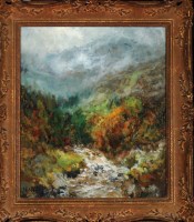 Lot 196 - John Falconar Slater (1857-1937) A MOUNTAIN...