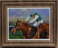 Lot 205 - Graham Isom (1945-) ''ASCOT: PHILIP CORNES'...