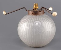 Lot 273 - Daum, Nancy: an acid etched table lamp base,...