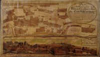 Lot 278 - A plan of the middle and eastern broad glass...