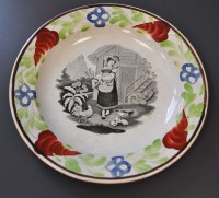 Lot 378 - William Smith & Co, Stockton: a child's plate...