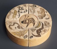 Lot 493 - A set of five early 20th Century boxes, the...