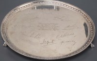 Lot 537 - A George V salver, by James Dixon & Son,...