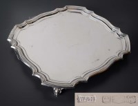 Lot 571 - An Elizabeth II salver, by Walker & Hall,...