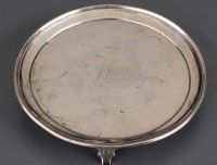 Lot 618 - A George III waiter, by James Hewitt,...
