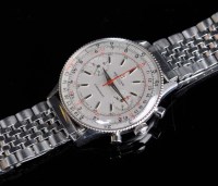 Lot 773 - Breitling Chronomat: a stainless steel...