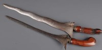 Lot 1069A - Two 19th Century Kris, each with shaped...