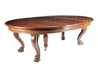 Lot 1319 - A large mid Victorian mahogany extending...