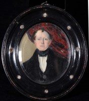 Lot 20 - Dan (Daniel) Ubsdell (1812-1887) A MINIATURE...