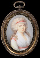 Lot 25 - British School A MINIATURE PORTRAIT OF A YOUNG...