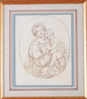 Lot 52 - Samuel Woodforde, RA (1763-1817) ''MADONNA AND...