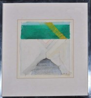 Lot 91 - Adrian Heath (1920-1992) ''L.R.L. 74 (GREEN)''...