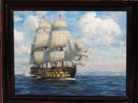 Lot 180 - Michael Zeno Diemer (German 1867-1939) HMS...