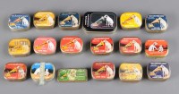 Lot 494 - A collection of HMV needle tins, each with the...