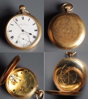 Lot 766 - An Edwardian 18ct. gold gentleman's open faced...