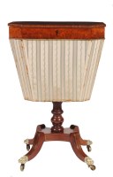 Lot 1094 - A Regency mahogany rectangular-shaped work...