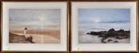Lot 5 - Eric G*** Bratt A nude woman on a shore at...