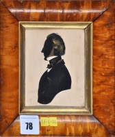 Lot 78 - 19th Century British School A miniature bust...