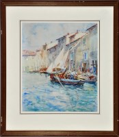 Lot 86 - Grace Nickalls ''Southern Fishing Port''...