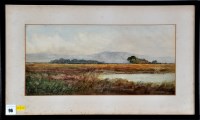 Lot 96 - English School A river landscape watercolour...
