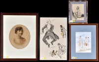 Lot 110 - S*** M*** A 1930's beach scene with...